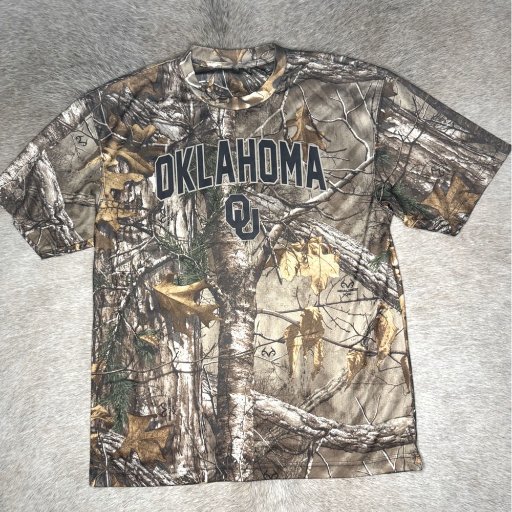 Camo OU drifit shirt